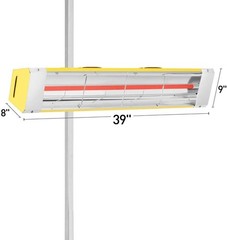 Eco-Friendly 1500W Chrome Paint Drying & Curing System with Adjustable Stand