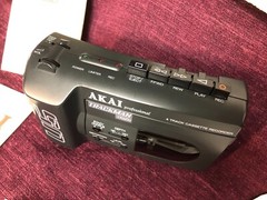 AKAI Professional TRACKMAN STUDIO U5 4 Track CASSETTE PLAYER RECORDER As-Is!