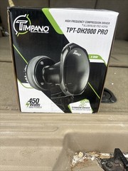 1x Timpano TPT-DH2000 PRO Titanium Driver with 2″ Aluminum Exit PRO Horn 450W
