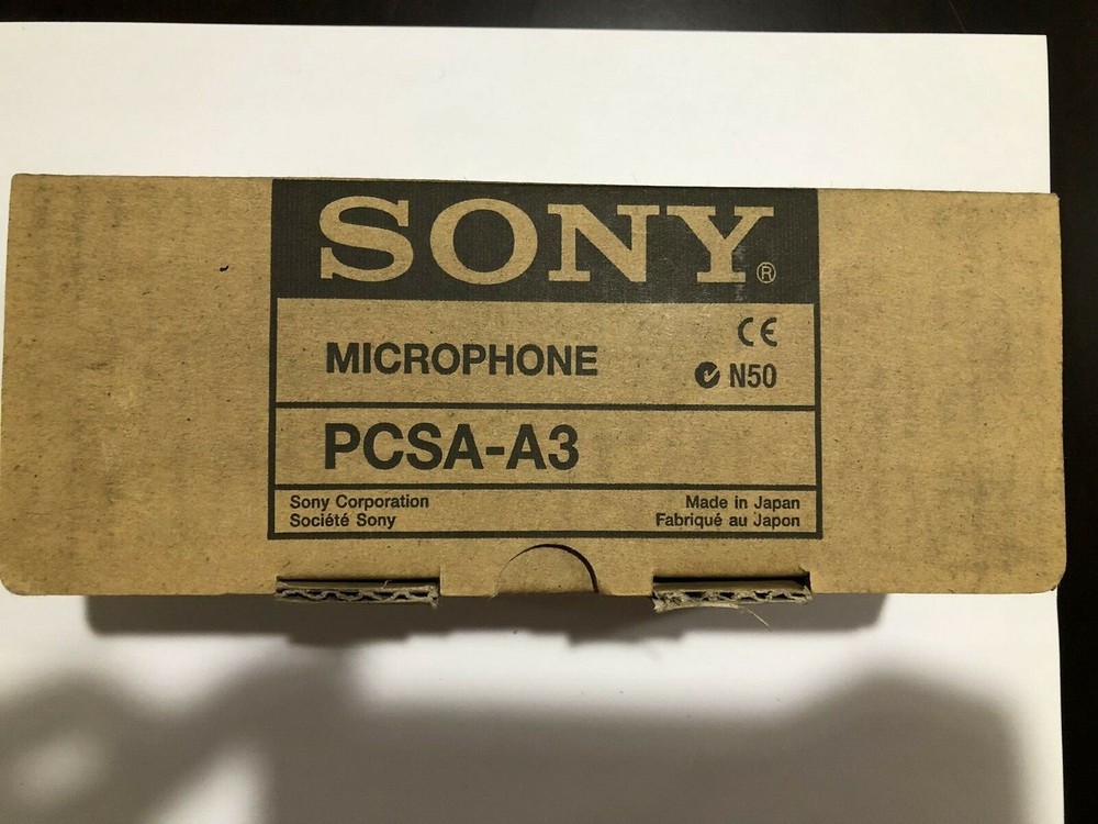 Sony PCSA-A3 Directional Tabletop Microphone Landline Telephone Accessory.