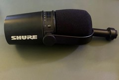 Shure MV7 USB XLR Podcasting Dynamic Microphone – Black
