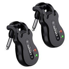 LEKATO Wireless Guitar System Electric Guitar Transmitter Receiver 4 Channels