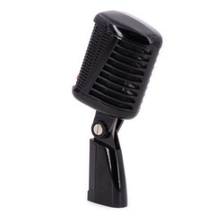 CAD Audio A77BK Supercardiod Large Diaphragm Dynamic Side Address Mic, Black