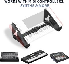 Adjustable Desktop Stand for MIDI Controllers, Synthesizers, Samplers & Audio…