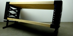 19″ 3U Desktop Studio 3 Rack space Case Cabinet Media Audio Gear Guitar Music