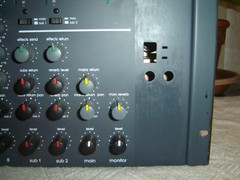 Biamp 83RX 8×2.1, 8 Channel Mixer, Spring Reverb, 3 Band Equalizer, Vintage Rack