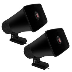 5Core PA Speaker Pair 5×8″ 65W Bull Horn Loud Audio 8Ohm Outdoor Speakers System
