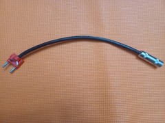 Quantum Dual Banana Plug to 1/4″ TS Female Type Speaker/Amplifier Jumper Cable