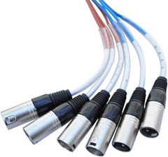 Seismic Audio SADROP-6×50 6 Channel Drop Snake Cable, 50-Feet Pro Audio Sub S…