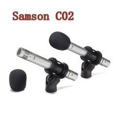 Samson C02 Pencil Condenser Mic Overhead Drum Microphone(Pair) s7