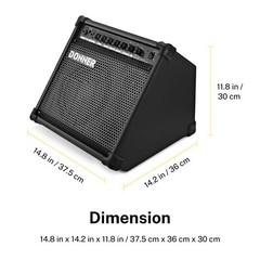 Donner DDA-35 Electric Guitar Amplifier Speaker 35W Electronic Drum Keyboard Amp