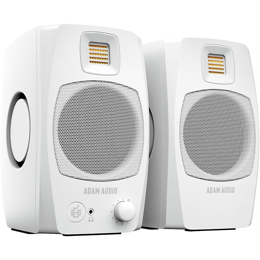 ADAM Audio D3V 3″ Active Studio Monitors (Pair) White