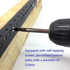 10U Steel Rack Rails Kit with Hardware – 2 Pieces (10URR)