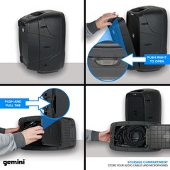 Gemini Sound ES-210MXBLU – Ultra-Portable Professional PA System with Dual…