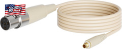 J K Mini XLR TA4F Detachable Cable for JK MIC-J 071S Headset Headworn Microphone
