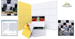 Polyester Soundproof Panels, 12×12 Inch Square for Home & Studio Noise Control
