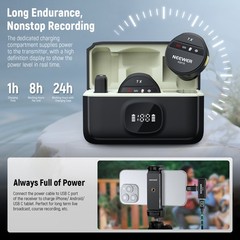 NEEWER KM18D Wireless Mic for iPhone/Android/PC