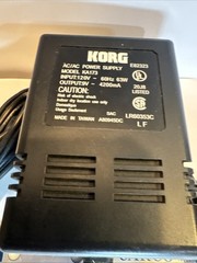 KORG KA141 4-pin 9VAC adapter working korg d8 etc..
