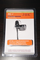 J K Pro Lavalier Lapel Microphone MIC-J 017 Unidirectional Condenser Microphone