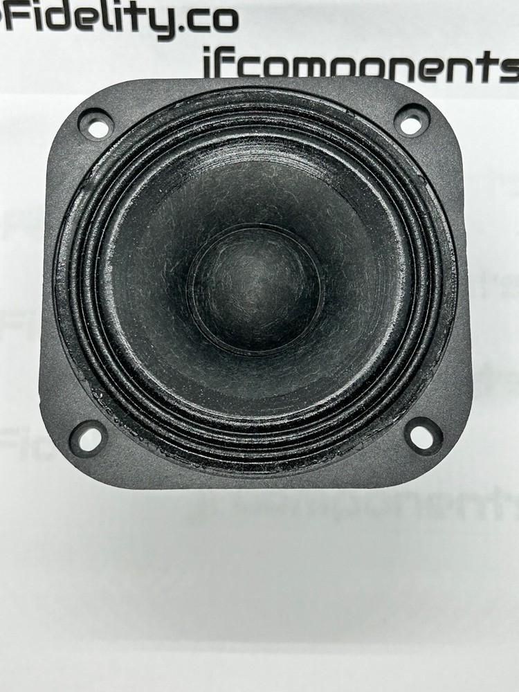 Miwell 3.5″ midrange/fullrange speaker driver Paper Cone 4 Ohm 60W