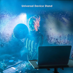 -PRO DJ Laptop, Projector Stand- Computer DJ Equipment Studio Stand Mount Holder