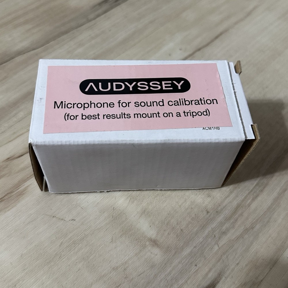 NIB Audyssey ACM1HB Sound Calibration Microphone in original box