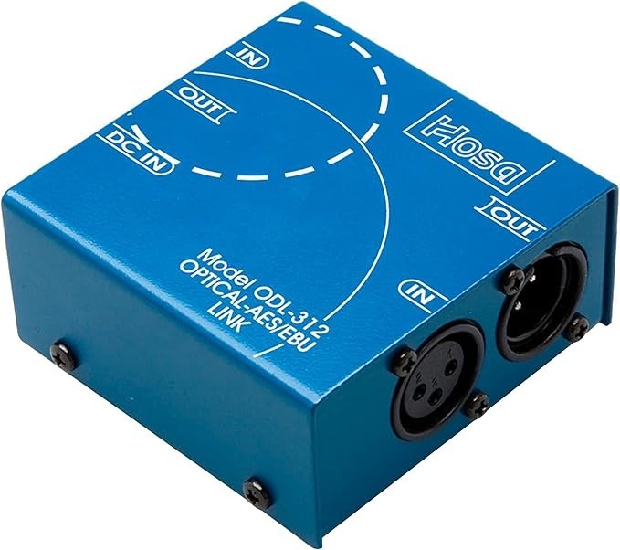 HOSA ODL-312 Digital Audio Interface (S/PDIF Optical to AES/EBU)