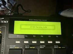 Akai MPC 1000 – 128MB RAM – JJOS – New Pads – 8gb CF Card – Black Rear