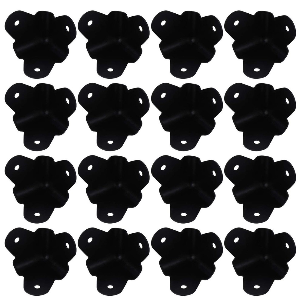 16Pcs Speaker Cabinet Corner Protectors Rounded Metal Edge Guards for Dj and …