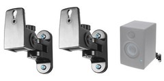 (2) Hidden Wall Mount Swivel Brackets For Presonus Eris E4.5 Studio Monitors