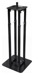 (1) Rockville Black Adjustable Totem Speaker Stand For For Fender Fighter 12