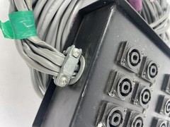 Breakout box Audio Snake 12 inputs Neutrik NL4MPXX Speakon 4 Pole male Belden