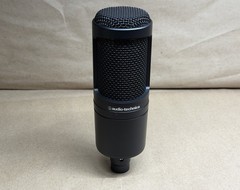 Audio-Technica AT2020 Cardioid Condenser Microphone Mic Only Used