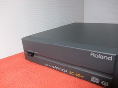 Roland SC-55ST Sound Canvas Synth Module Tested w/ power supply, 3m MIDI cable