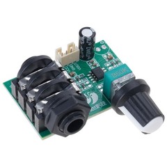 TL072 Auditory Preamp Circuit Featuring 1MΩ Impedance Adjustable Gains Control