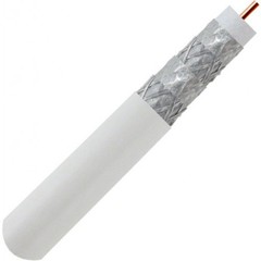 Five Star Cable 1000 ft. RG6 Quad Shielded 1000 Ft, Shield (White)