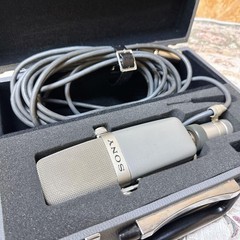 SONY C-38B Condenser Microphone Hard Case Included Stage Vocal Recording Mic