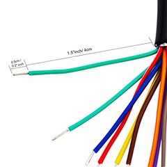1ft Feet 30cm/12 16 Pin J1962 OBD OBDII OBD2 1x Female Connector Pigtail