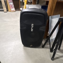 Pyle PPHP1237UB Powered PA Speaker, Wired USB Input, Portable, Black
