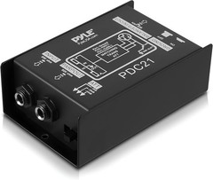 Pyle Professional High-Performance Passive DI-Box-(1/4“/XLR) Direct Box