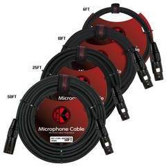 Cable MPC Microphone Cable, XLR, BLACK, 25FT (MPC-270PB-25/BK)