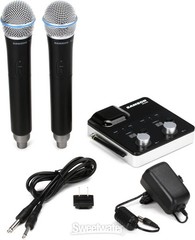 Samson Concert 288m Handheld Dual-Channel Wireless System with Q8x Microphone –