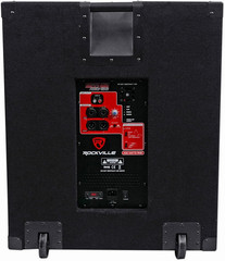 RBG18S 2000W Peak/500W RMS 18″ Active Powered PA Subwoofer, DSP and Limiter, Adj