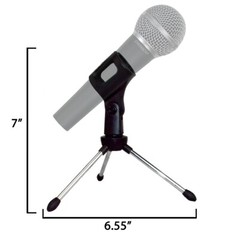 ChromaCast Super Lightweight Collapsible Desktop Microphone Stand | 2 PACK