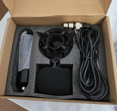 ZINGYOU Desktop Condenser Microphone Set ZY-801; w/ Stand, XLR Cable, Pop Filter