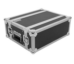 OSP 4 Space Effects Rack Case 10″ Deep w/ Storage in Lids – ATA Flight Road Case