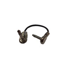 Cable Up CU/AA207 1/4″ TS Right-Angle Male to 1/4″ TS Right-Angle Male Coupler