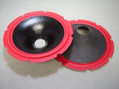 Pair 12″ Paper Speaker Cones — Recone Parts — 1231