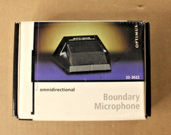 Optimus Black Omnidirectional High-Sensitivity Boundary Microphone (33-3022)