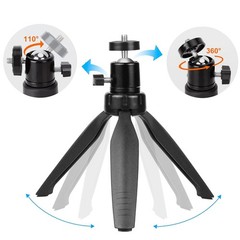 Mini Projector Tripod Mount Compatible with APEMAN,DR. J Upgrade, black
